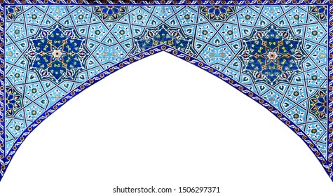 Arch.Islamic Architectural Patterns  Colored. Arabic  Background.