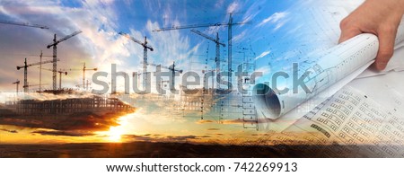 Similar – Construction cranes