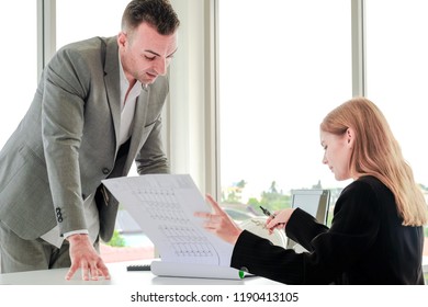 Architect Designer Engineer colleagues interior designer discussing sketching drawing draft working Perspective Sketch design house construction Project data and digital tablet and computer laptop. - Shutterstock ID 1190413105