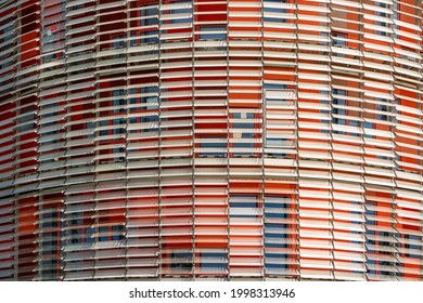 Architectural Abstract Detail Of Modern Building Facade