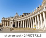 The Architectural Beauty of The Saint Peter’s Basilica (Basilica di San Pietro in Vatican City, Rome, Italy.