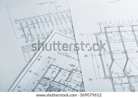 Architectural blueprints 