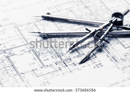 Architectural blueprints