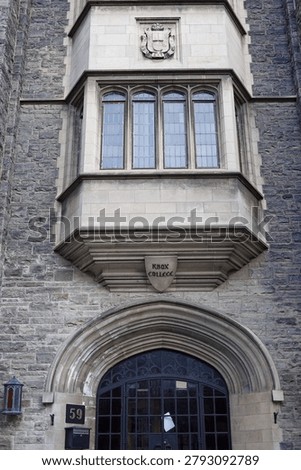 Architectural Close Up Of Projecting Window