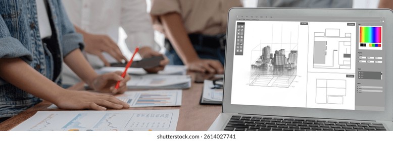 Architectural design brisk software application for architect business and professional designer