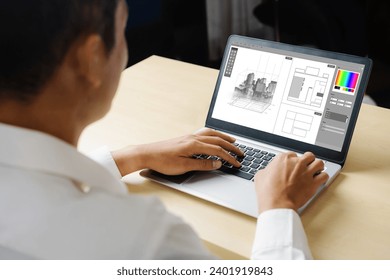 Architectural design modish software application for architect business and professional designer