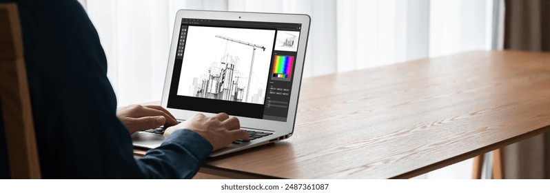 Architectural design modish software application for architect business and professional designer