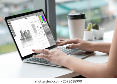 Architectural design modish software application for architect business and professional designer