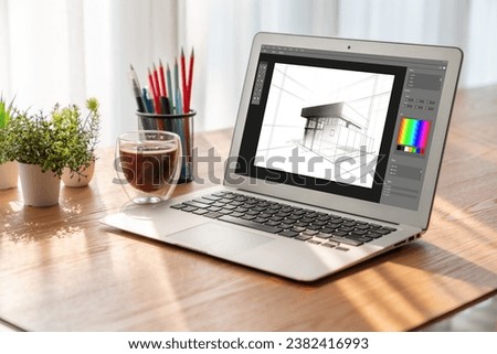 Architectural design modish software application for architect business and professional designer