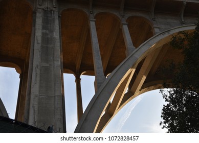 Architectural Detail Of The Colorado Street Bridge In Pasadena