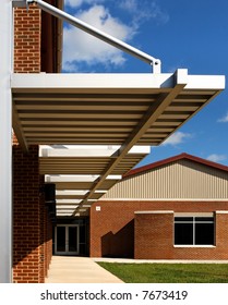 Architectural Detail, Energy Efficient Entryway, Elementary School