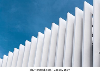 Architectural detail from the  modernist, brutalist and eclectic Tel Aviv architecture - Powered by Shutterstock