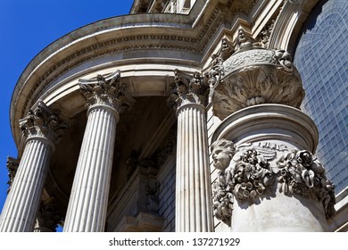 Architectural Detail Of St. Paul's Cathedral In London.