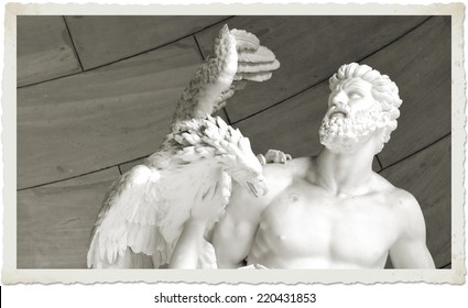 Architectural detail of statue depicting Prometheus (Berlin, Germany)