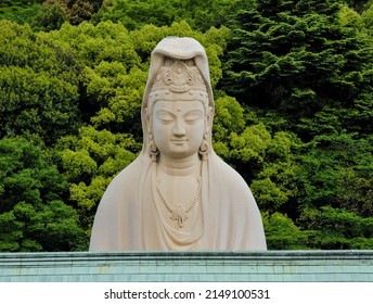 Architectural Detail of Traditional Buddist Japanese Temple in north Japan