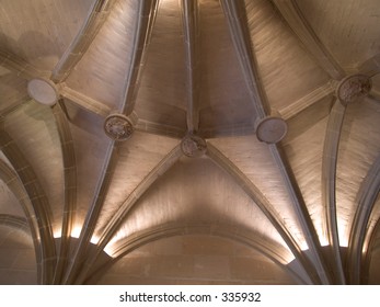 Architectural Details of a Ceiling