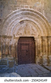 Architectural Details, Cityscape At Aguero, Aragon, Spain