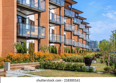 Architectural details of modern apartment building. - Powered by Shutterstock
