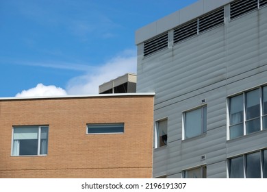 Architectural Details Of A Modern Hospital