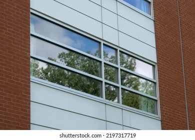 Architectural Details Of A Modern Hospital