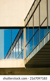 Architectural Details Of Modern Museum Building.