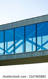 Architectural Details Of Modern Museum Building.