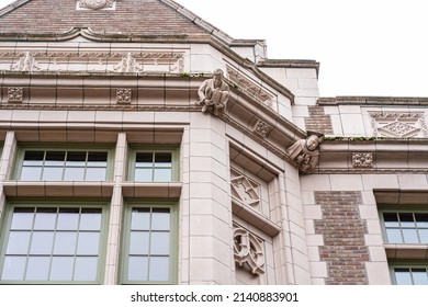 Architectural Details on College Lecture Hall at University of Washington in Seattle, WA