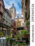 The architectural ensemble comprising a Gothic belfry, a Renaissance archway and astronomical clock of Rouen