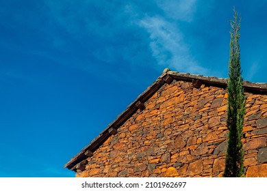 Architectural Heritage. Houses Made Of Stone By Italian Immigrants In Southern Brazil.