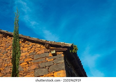 Architectural Heritage. Houses Made Of Stone By Italian Immigrants In Southern Brazil.