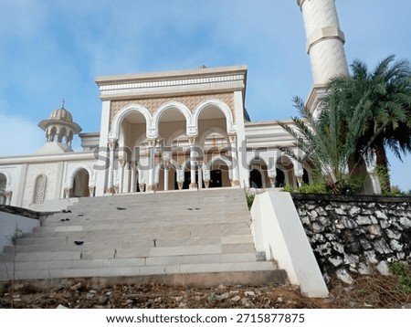 An architectural marvel of a mosque