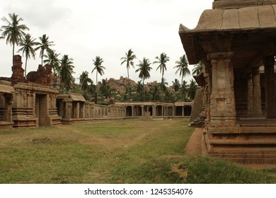 Architectural Marvels Of Hampi, Karnataka, India. One Of The Richest Periods In The History Of South India. Rule Of Krishnadevaraya