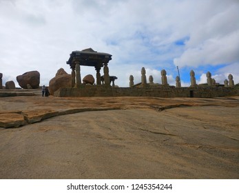 Architectural Marvels Of Hampi, Karnataka, India. One Of The Richest Periods In The History Of South India. Rule Of Krishnadevaraya