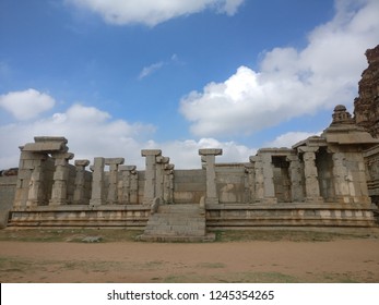 Architectural Marvels Of Hampi, Karnataka, India. One Of The Richest Periods In The History Of South India. Rule Of Krishnadevaraya