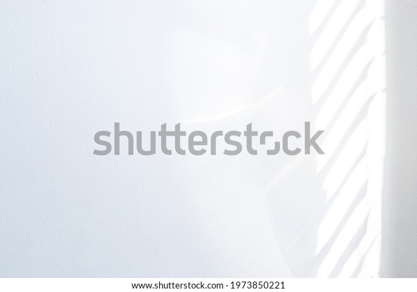 Architectural shadows. Sunlight architecture\
abstract background with light, black shadow overlay from window on\
white texture wall. Mockups, posters, stationary, wall art, design\
presentation