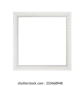 Architectural Square White Frame Molding.