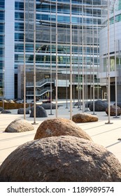 Architecture And Art Work In The Front Of San Jose City Hall