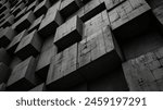 Architecture Building Black and White Pattern Geometrical Photography