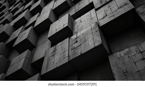 Architecture Building Black and White Pattern Geometrical Photography - Powered by Shutterstock