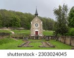 Architecture of the church of Port Royale des Champs in the Chevreuse valley in France