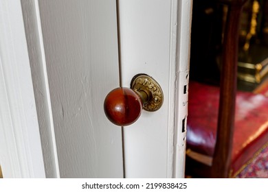 Architecture Detail Brass Door Knob