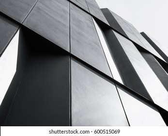 Architecture detail Facade design Modern building Black and White - Powered by Shutterstock