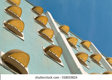 Architecture Detail From The Hospital Naval Of Buenos Aires Argentinien