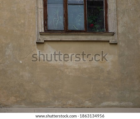 Similar – Sing Sing Hauswand Fenster