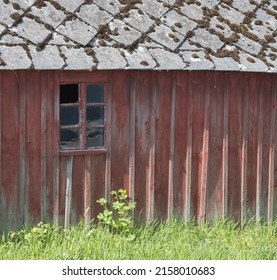 Architecture Detail Of Traditional Old Cottage, Czech Republic