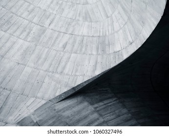 Architecture Details Wall Curve Concrete Cement Abstract Background 
