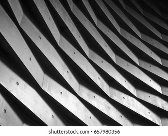 Architecture details wall pattern geometric abstract background