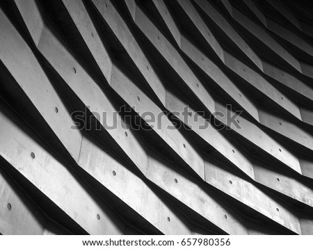 Architecture details wall pattern geometric abstract background