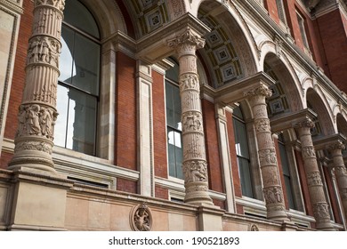 Architecture Features Of Victoria And Albert Museum Exterior Ornaments