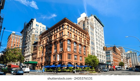 Architecture of Lower Manhattan in New York City, United States - Powered by Shutterstock